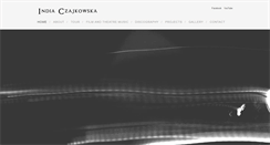 Desktop Screenshot of indiaczajkowska.com